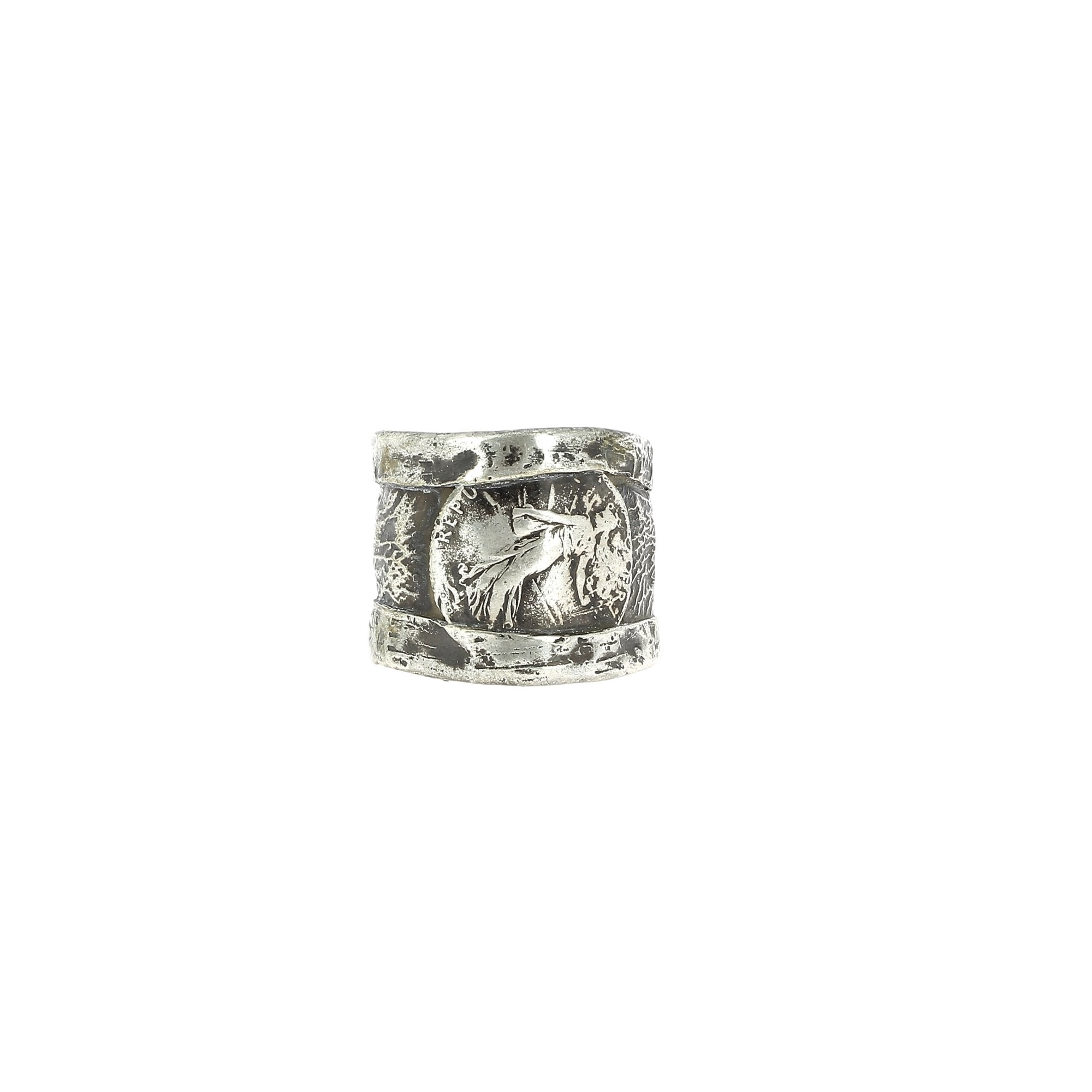 Folded Coin Ring