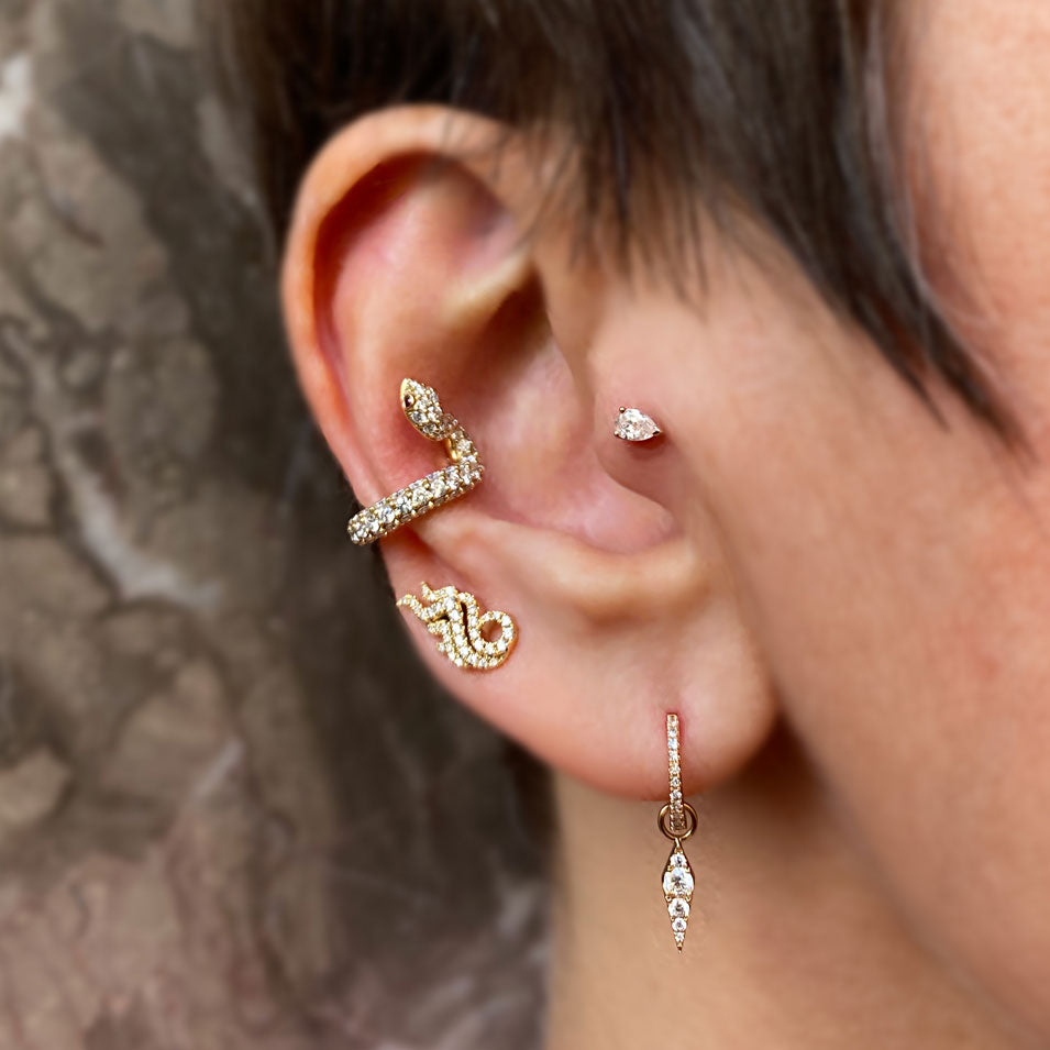 Delight and Sharp Earring Rose Gold