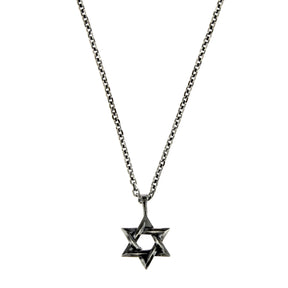 Silver Big Star Necklace
