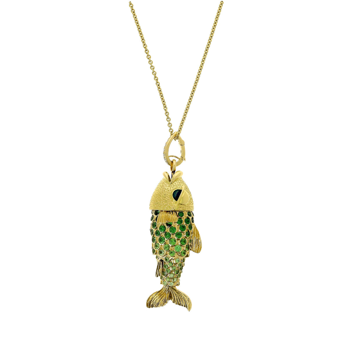 Green Fish Necklace