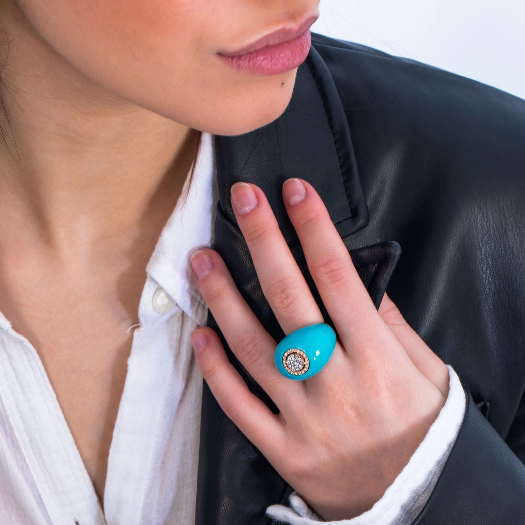 Dome Ring Turquoise