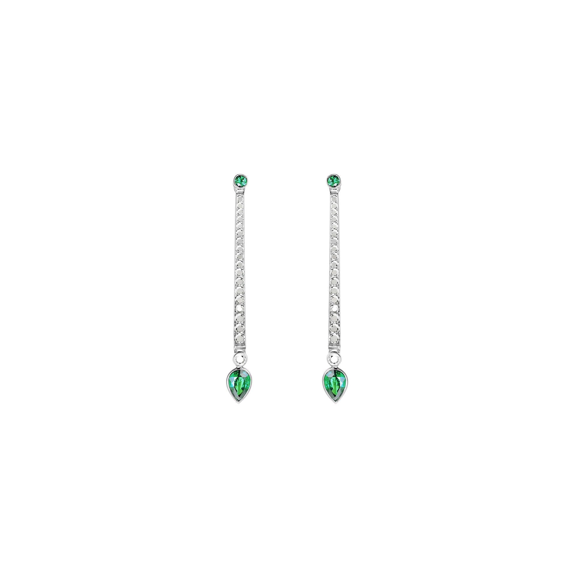 Emeralds En Pointe Earrings