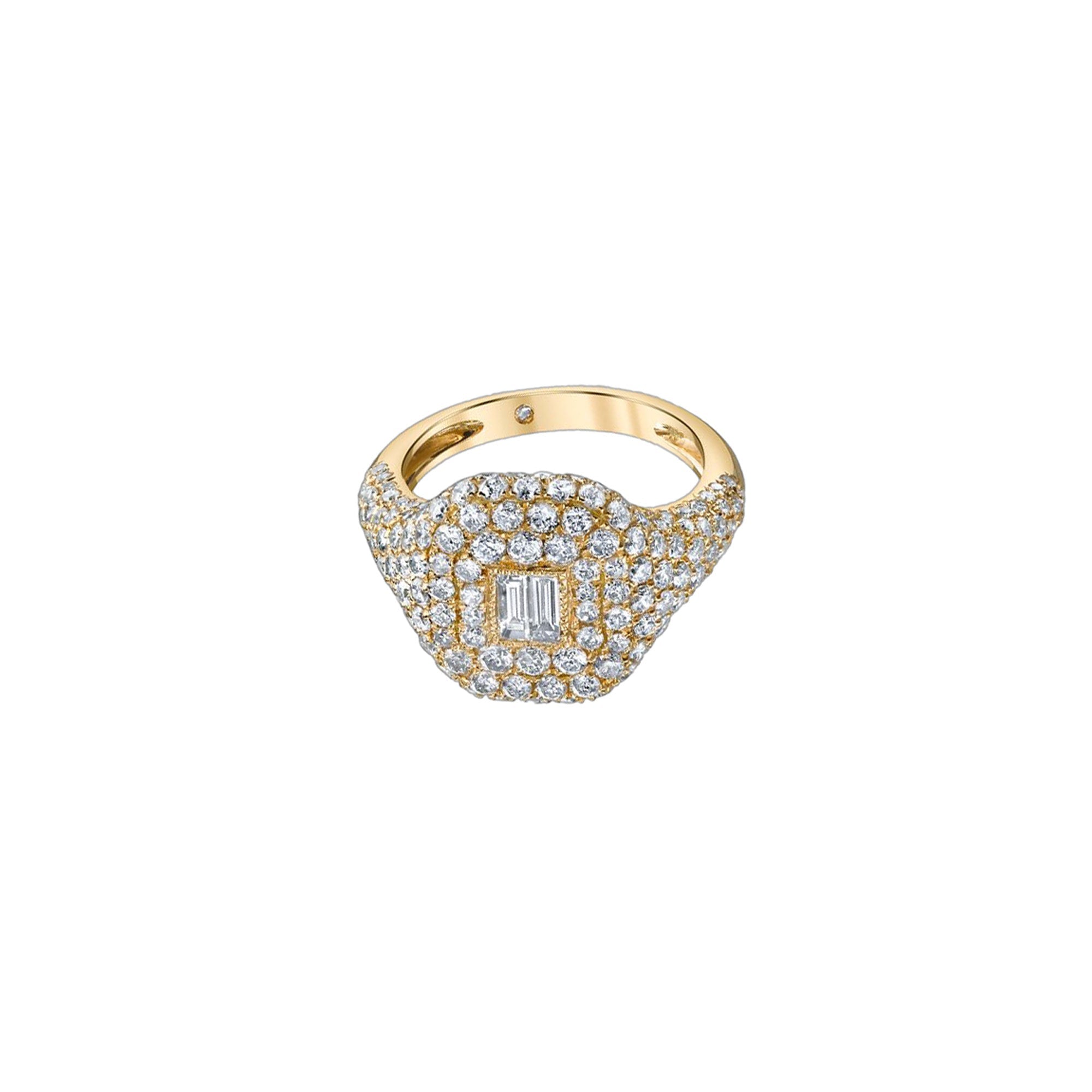 Essential Pave Diamond Pinky Ring