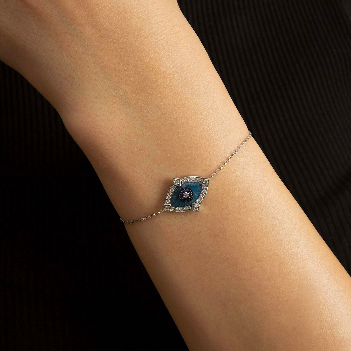 Guardian Sapphires Diamond Bracelet