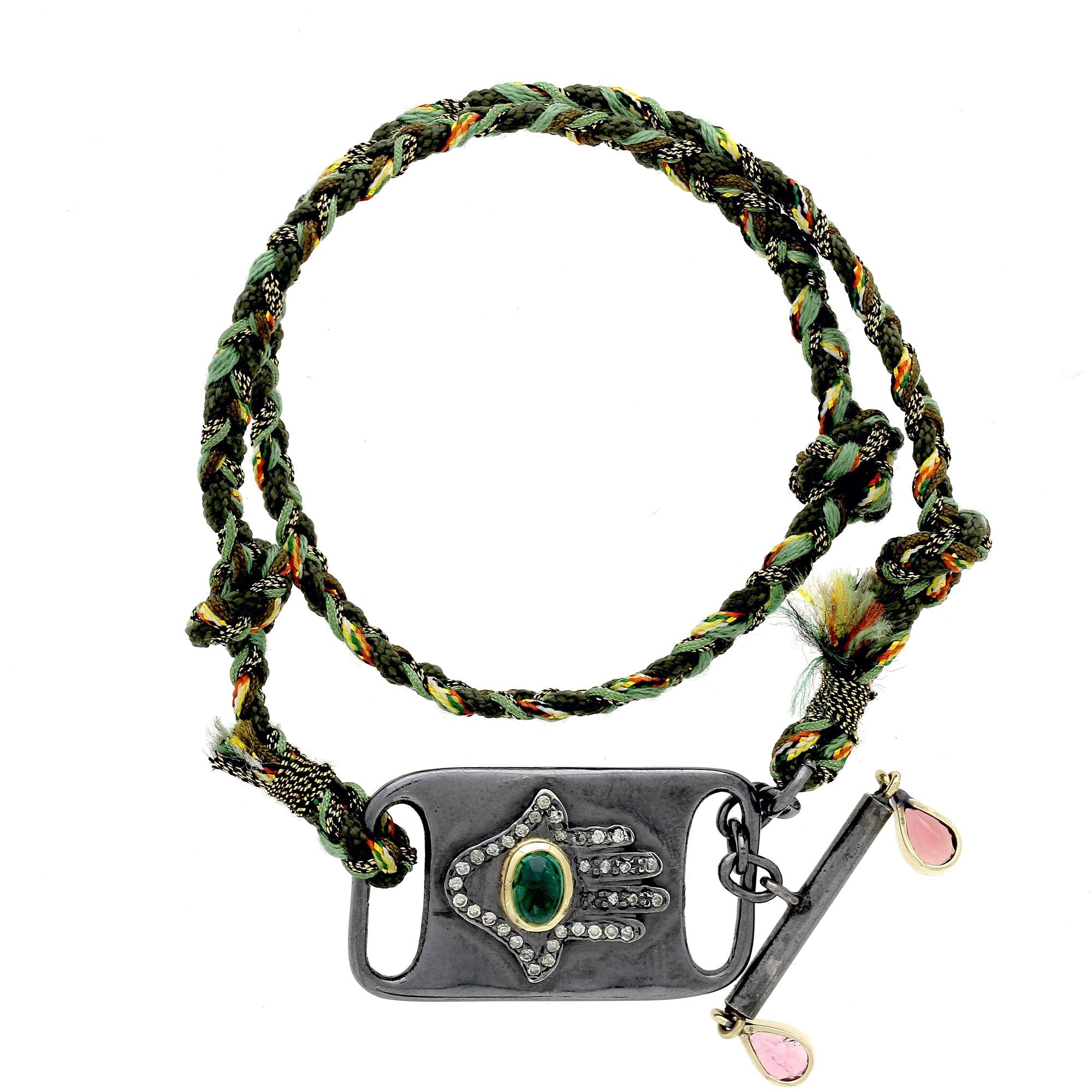 Hamsa Bracelet Emerald