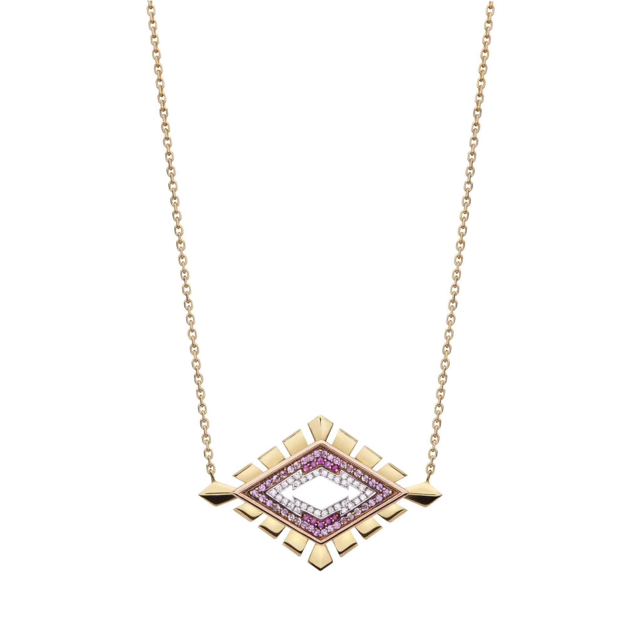 Jagged Rhombus Necklace