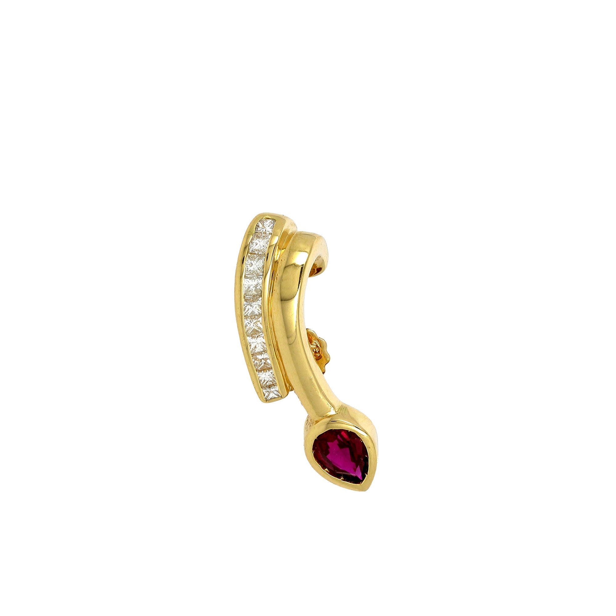 Le Circle Serpent Ruby Earring