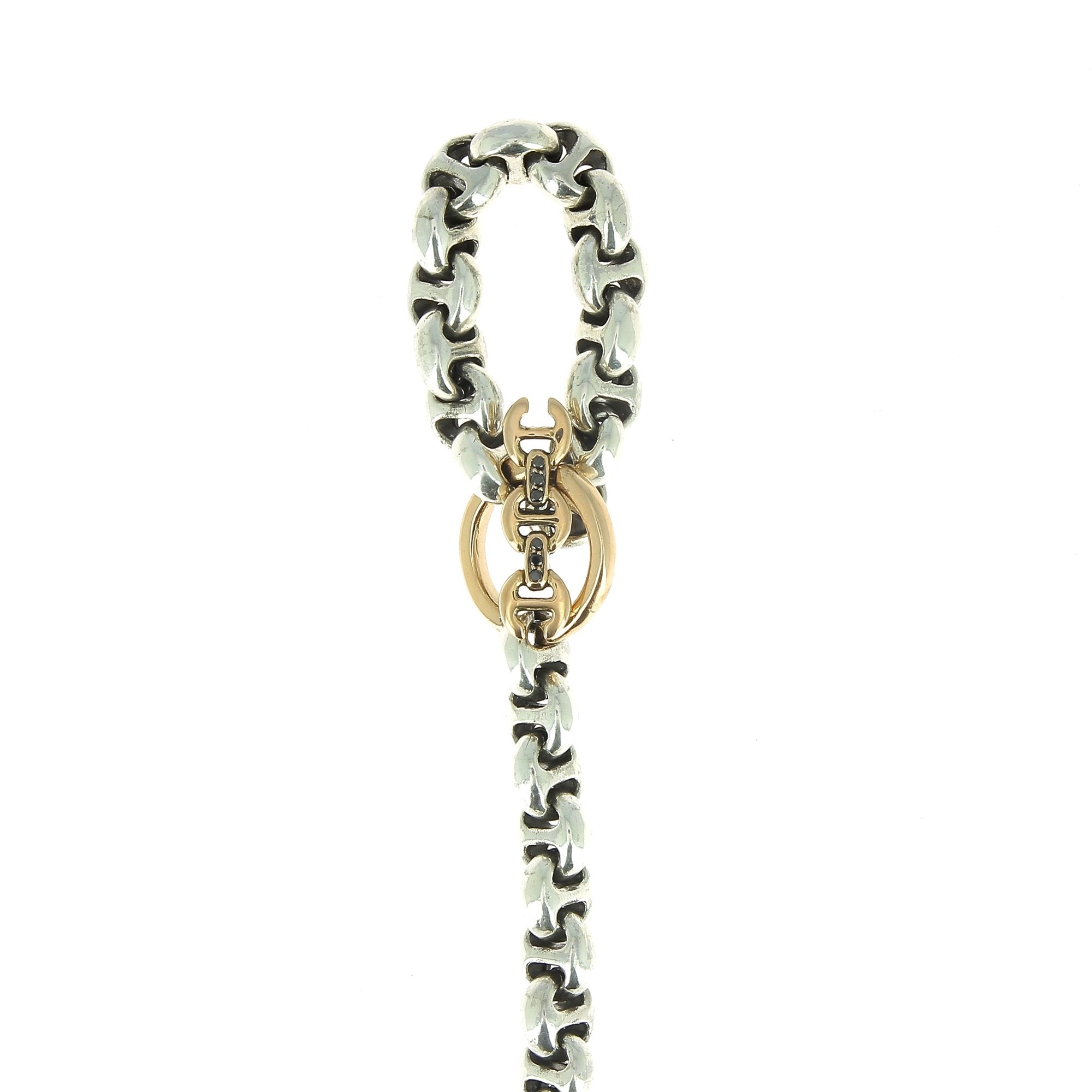 Link Wallet Chain with Black Diamonds
