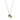 Mini Tags Necklace with Gold