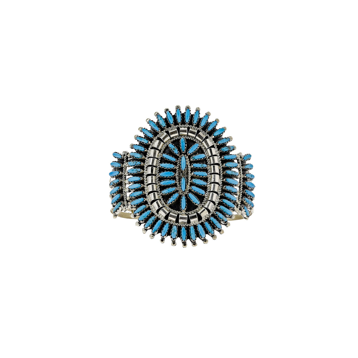 Needle Turquoise Zuni Bracelet