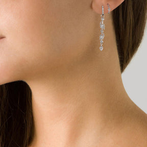 Indiana White Gold Earring