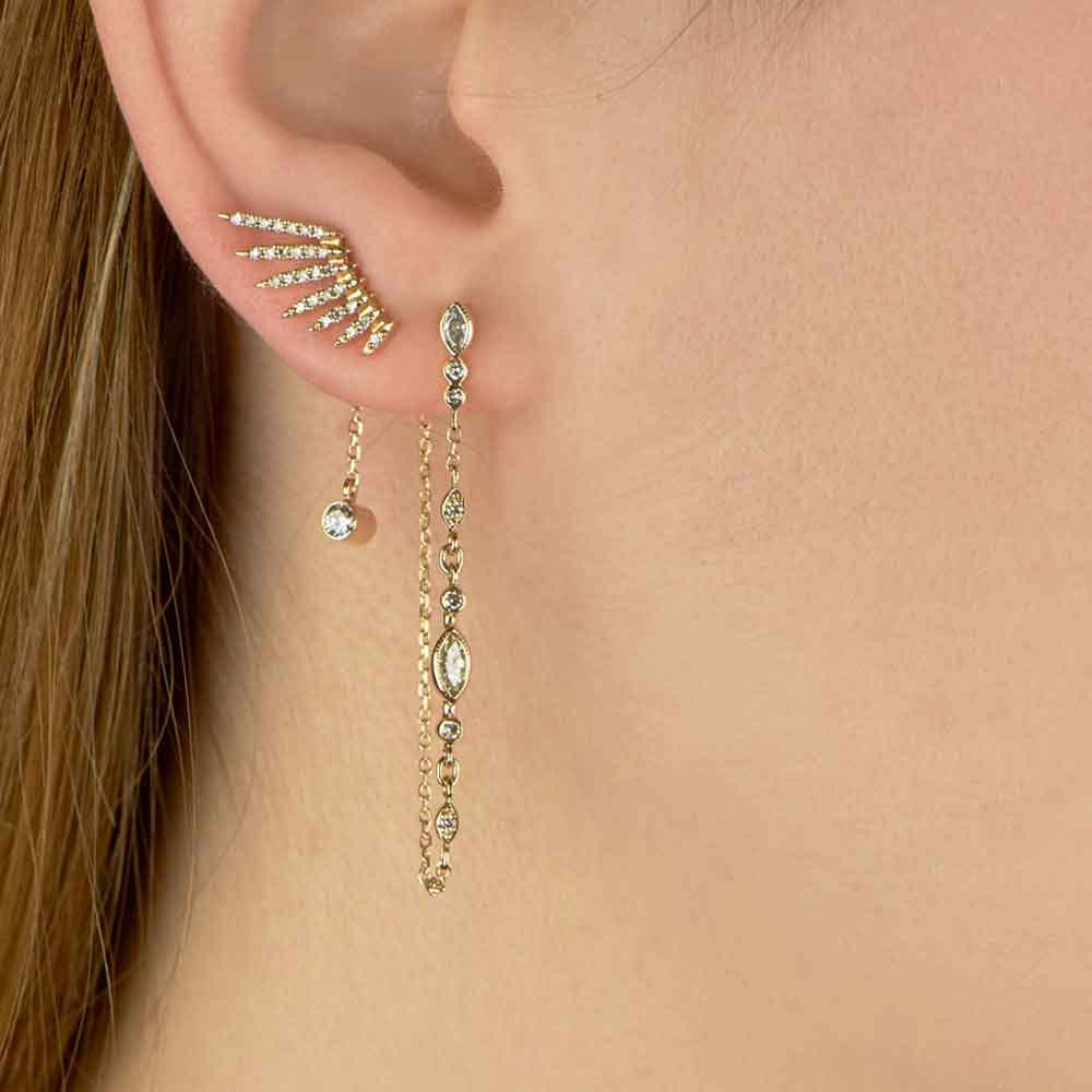 Marquise Diamonds Earring
