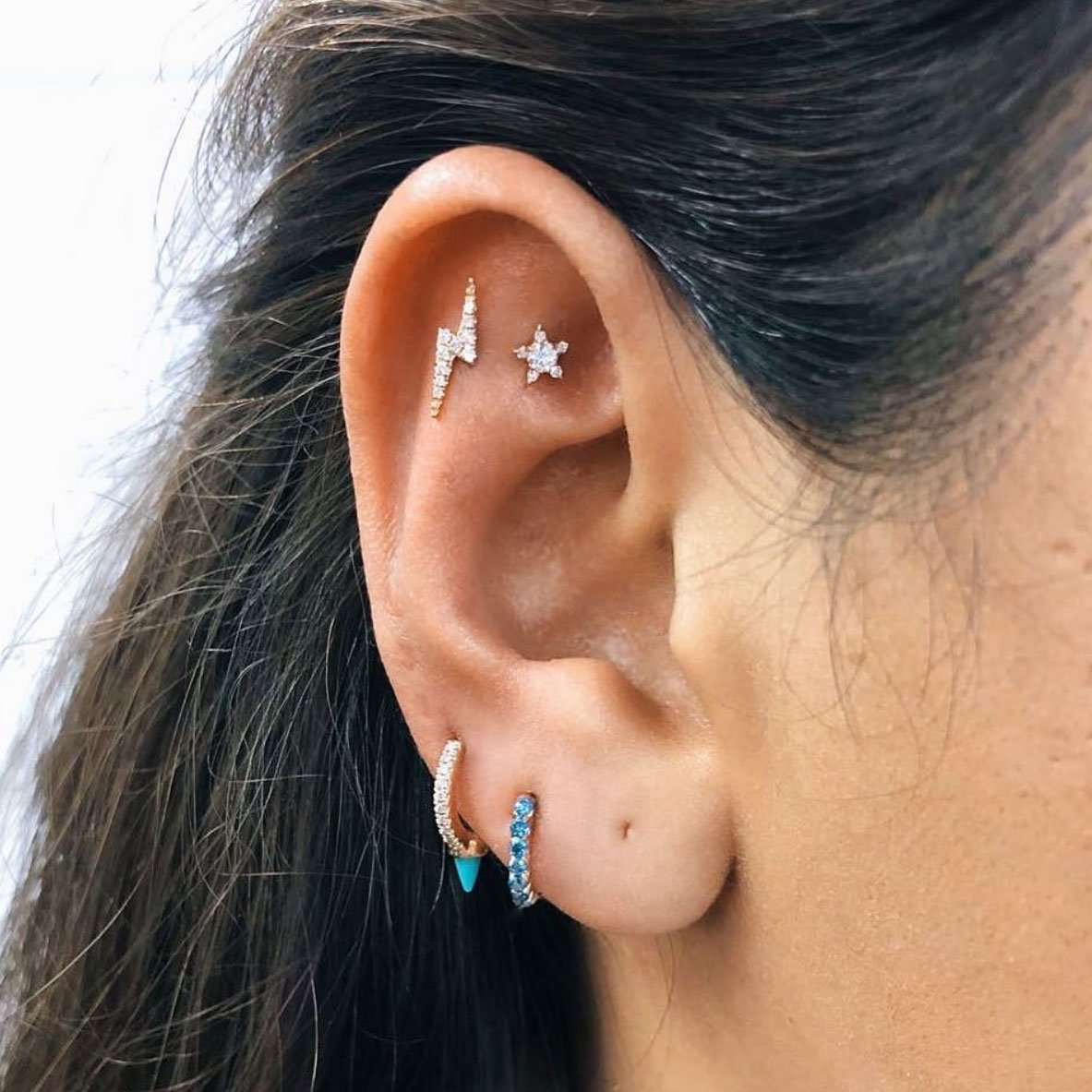 Star 4.5mm Earring