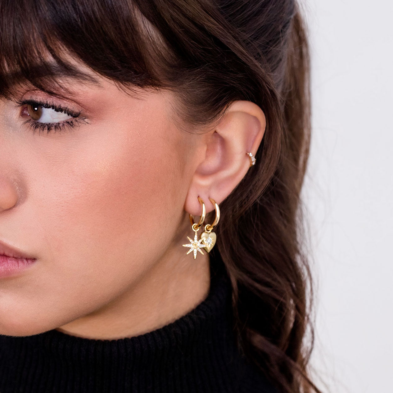 Hearts and Stars Statement Earrings