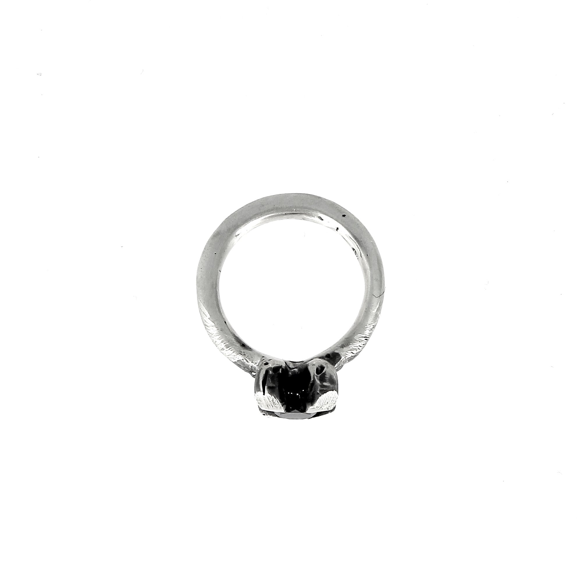 Ring with 3 Black Diamonds